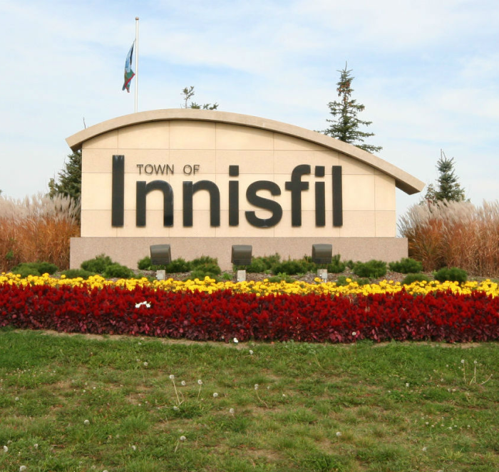 Town of Innisfil sign